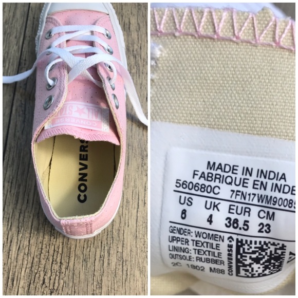 NWT Converse Ctas OX Cherry 🍒 Blossom W AUTHENTIC - Picture 8 of 8